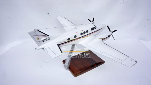 Model of Beechcraft King Air C90 with detailed craftsmanship.